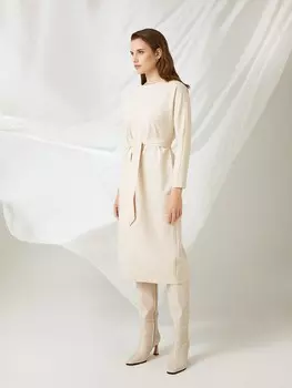 Платье-миди с длинным рукавом S(44)