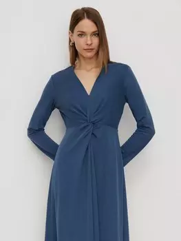 Платье-миди с длинным рукавом XS(42)