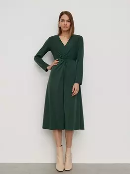 Платье-миди с длинным рукавом XS(42)