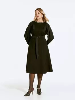 Платье-миди трикотажное L(48)