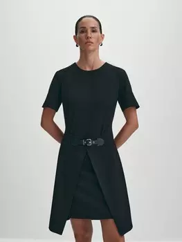 Платье мини с коротким рукавом ELIS