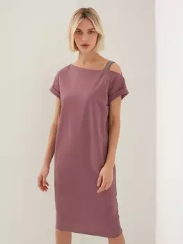 Платье прямое из трикотажа S(44)