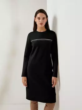 Платье прямое с монилью S(44)