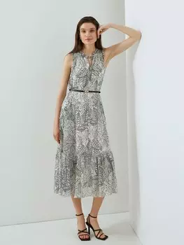 Платье расклешенное без рукавов S(44)