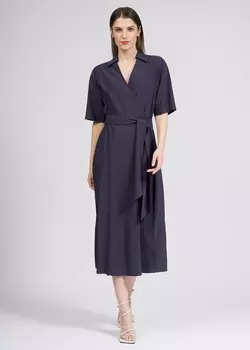 Платье расклешенное на запах XS(42)