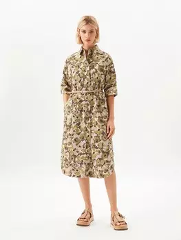 Платье-рубашка из эластичного хлопка S(44)