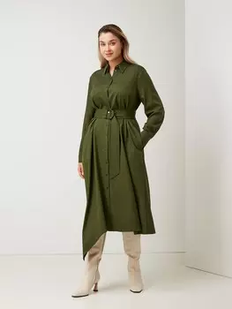 Платье-рубашка с ассиметричным низом M(46)