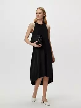 Платье с асимметричным подолом XS(42)