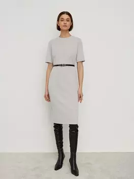 Платье с коротким рукавом трикотажное S(44)