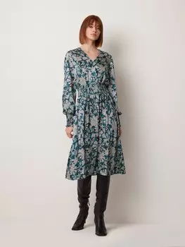 Платье с объемными рукавами S(44)