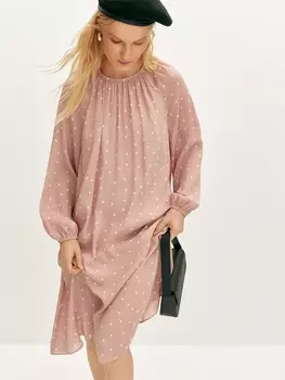 Платье с принтом "polka-dot" XS(42)