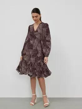 Платье с воланами по низу LALIS