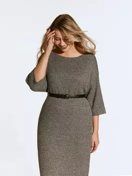 Платье трикотажное с коротким рукавом L(48)