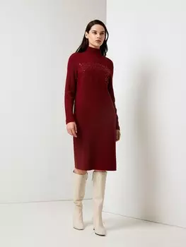 Платье вязаное с пайетками S(44)