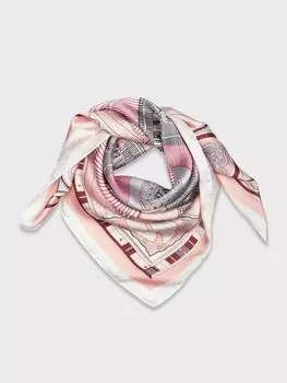 Платок с авторским принтом (70*70)