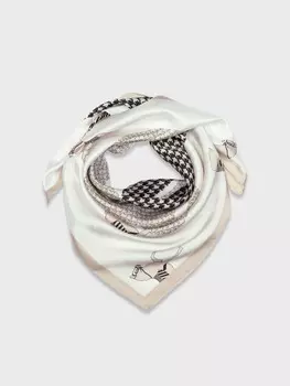 Платок с миксом принтов (70*70)