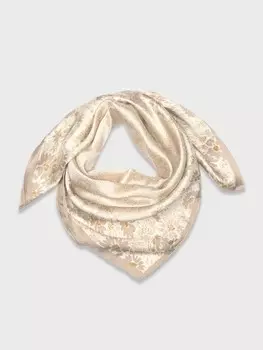 Платок с флористическим принтом (70*70)