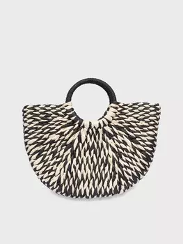 Плетёная сумка (38*34*10)