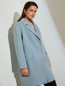 Полупальто прямое на кнопках M(46)