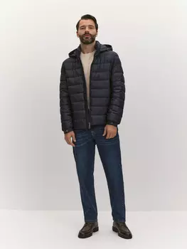 Пуховик с наполнителем синтепух и съемным капюшоном L(52)