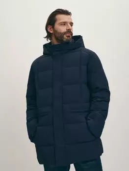 Пуховик с натуральным утеплителем пух/перо и отстегивающимся капюшоном M(50)