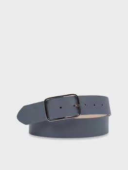 Ремень из экокожи синий (108)