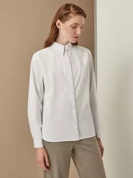 Рубашка классическая с длинным рукавом S(44)