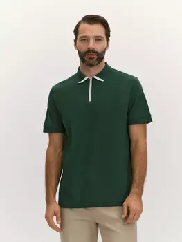 Рубашка-поло из хлопкового трикотажа пике S(48)