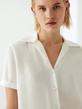 Рубашка с коротким рукавом S(44)