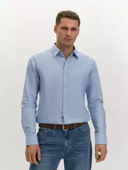 Рубашка slim из хлопковой ткани oxford S(48)
