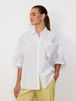 Рубашка в полоску из хлопка S(44)