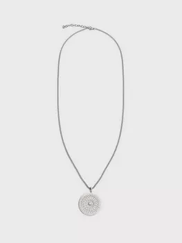 Серебристый кулон с кристаллами Preciosa (70)