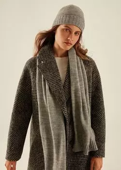 Шарф с шерстью и альпакой (190*30)