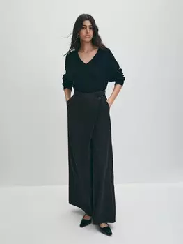 Широкие брюки с запахом ELIS