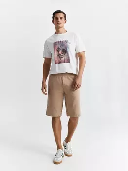 Шорты трикотажные из хлопка (48)