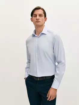 Сорочка полуприталенная из хлопка S(48)