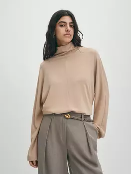 Свитер с вискозой и шерстью S(44)