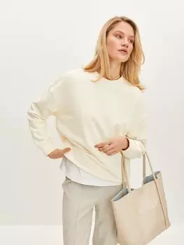 Свитшот хлопковый с принтом XS(42)