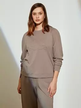 Свитшот с лампасами серый XL(50)