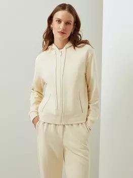 Толстовка на молнии с капюшоном S(44)