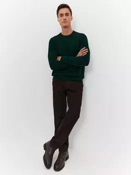 Тонкий вязаный джемпер из шерсти мериноса XL(54)