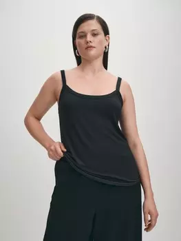 Трикотажный топ на бретелях LALIS