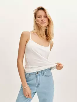 Топ на тонких бретелях XS(42)