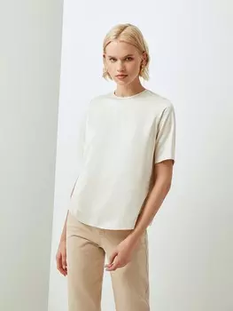 Топ с коротким рукавом светлый ELIS