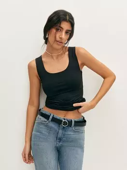 Топ с круглым вырезом XS(42)