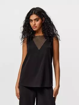 Топ с V-вырезом и декором (50)