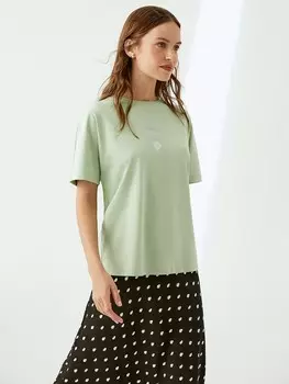 Топ с вышивкой хлопковый ELIS