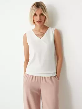 Топ трикотажный с монилью S(44)