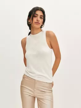 Топ вязаный с узором XS(42)