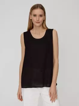 Топ женский чёрный XS(42)